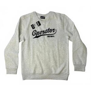 Call of Duty Operator Gray Crewneck Sweatshirt Mens Small NWT Activision